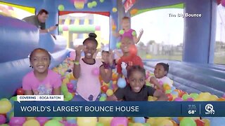 World's largest bounce house is in Boca Raton