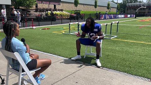 Dorian Williams adjusting to Buffalo; loves wings and taking in blue cheese