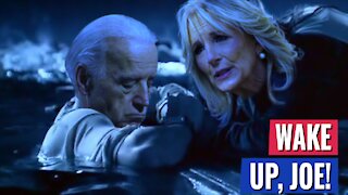JILL BIDEN RUNS TO PHYSICALLY SAVE LOST, CONFUSED WANDERING JOE- EVERYONE IS LAUGHING AT OUR COUNTRY