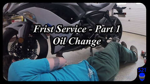 Sharp's Garage - Ninja 650 First Service - Part 1 - Oil Change