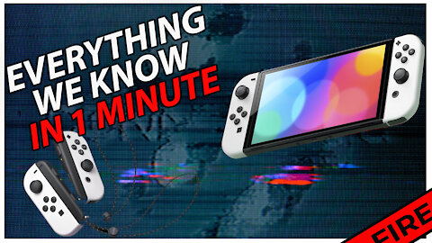 Everything We Know About The NEW OLED Nintendo Switch In 1 Minute