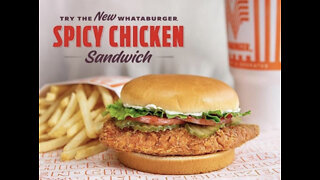 Whataburger Spicy Chicken Sandwhich