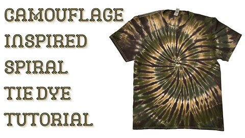 Tie-Dye Designs: Quick & Easy Thickened Black Dye & Yellow Spiral 