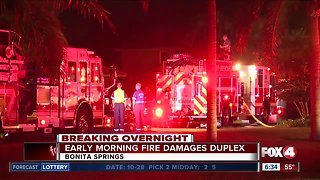 Early morning fire in Bonita Springs rips through home