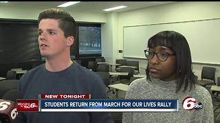 Students return from March for our Lives rally in D.C.