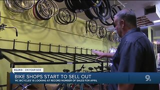 Bike shops starting to sell out of bicycles