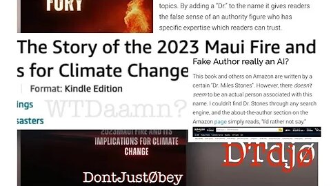 #DaamnWildFire ⚠️ UPDATE 8-21-23 ⚠️ #scapegoat, #landgrab, ‘who owns #Maui’?, & an #AI written book?