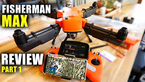 SwellPro FISHERMAN MAX Review | Part 1 | Unbox & Setup - Waterproof Heavy Lifting Dual Payload Drone