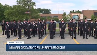 City of Mentor honors police and firefighters with memorial dedication