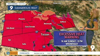 Extreme heat returns to the desert southwest