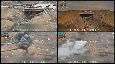 Robotyne area: Russian FPV drone hits and devastates the Ukrainian trench