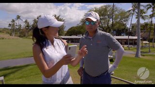 Golf Lesson with Jun: Student learns WEIGHT SHIFT and TURN