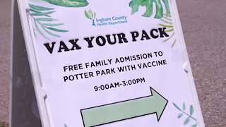 Ingham County Health Department hosts vax your pack event at Potter Park Zoo