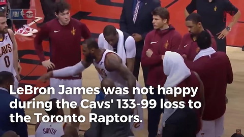 LeBron James Comes Unglued On Teammates During Ugly Loss