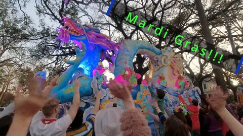 Raging Party at Mardi Gras 2022, New Orleans, Louisiana - Crazy Mess!