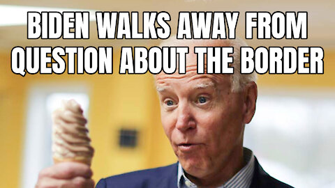 Biden Walks Away From Question About The Border