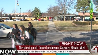 Lockdown lifted at Shawnee Mission West