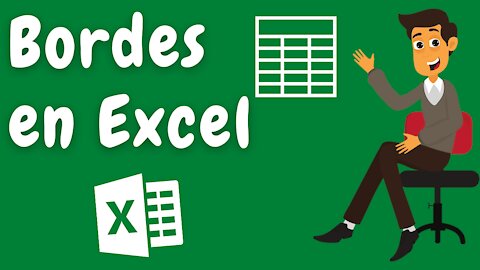 Cómo aplicar bordes de celda en Excel/ Curso de Excel básico 2021/ Capítulo 5