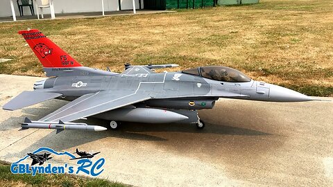 Freewing F-16 Super Scale 90mm EDF Jet Fighter At Bellaire RC Flyers Club