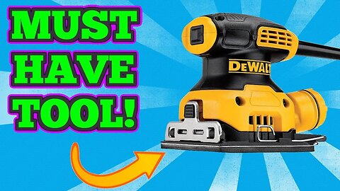 The DeWALT Palm Sander Everyone Needs!