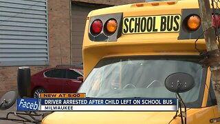 Driver taken into custody after 3-year-old left alone on bus