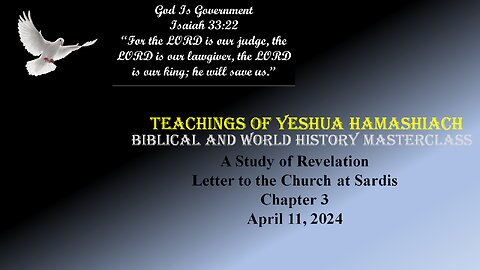 4-12-24 Study of Revelation The Letter to the Church at Sardis