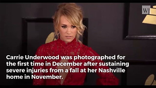 Carrie Underwood Photographed First Time Since Gruesome Facial Surgery