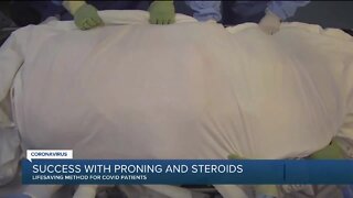 Health professionals use proning and steroids technique to help save COVID-19 patients