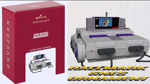 Super Nintendo Hallmark Ornament.