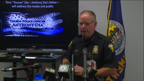 Toledo police give update on death of officer Anthony Dia