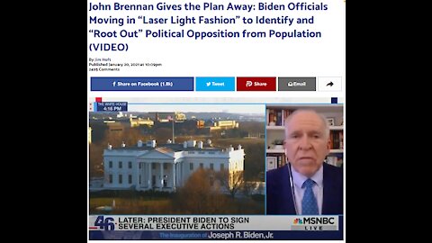 John Brennan Gives Plan Away: Biden Officials Moving in to Identify Trump Supporters