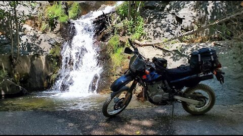 Beautiful Mountain Waterfall