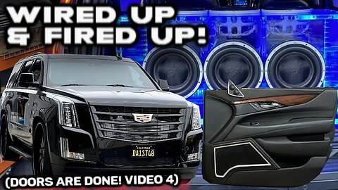 Wired up & Fired up! speaker pods, panel mods Cadillac Escalade (2 sets of 3 ways per side) DONE