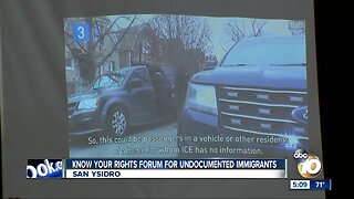 Know your rights forum held in San Ysidro