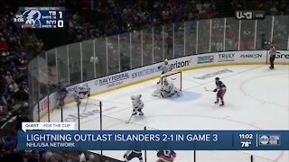 Lightning lead series 2-1 against New York Islanders
