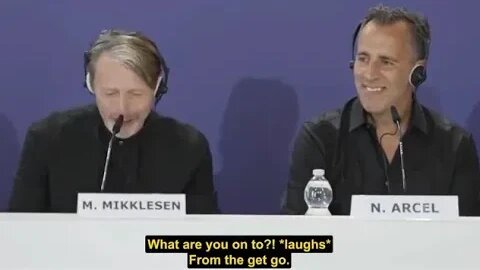 Awkward moment Mads Mikkelsen is stunned to be asked about lack of diversity in the cast for his fi