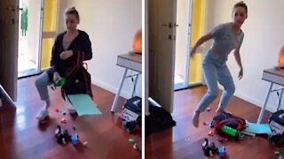 Mom shows what her kids do when they get home from school