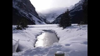 Ce patineur capture la beauté du lac Louise