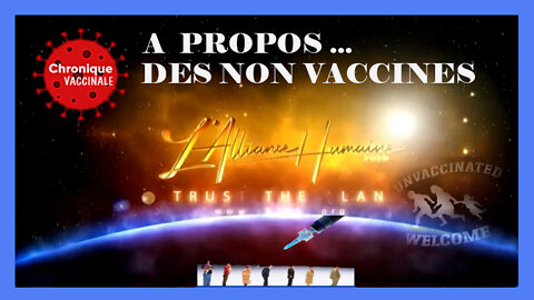 A propos des "non vaccinés"...Une force politique non négligeable! (L'Alliance Humaine)