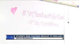 South Milwaukee students reach out to Florida high school after shooting