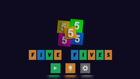 Five Fives from level 1 to 5