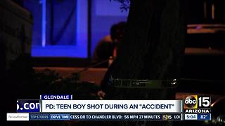 Teen shot in 'accident' in Glendale
