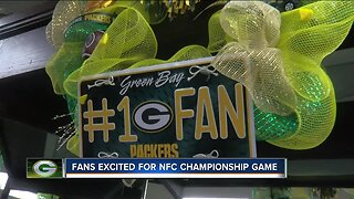 Packers fans are preparing for the NFC Championship game throughout Milwaukee.