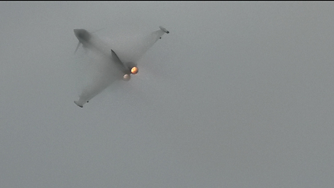 Stunning Aviation Display From The Typhoon At Blackpool Airshow