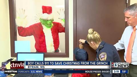 Boy calls police on The Grinch