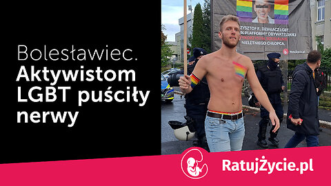 Bolesławiec. Aktywistom LGBT puściły nerwy