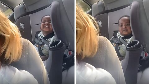 Crying boy's personality changes when he hears his favorite song