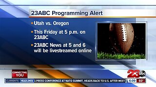 Programming note for Friday