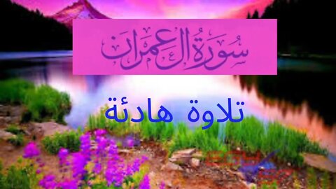 القرآن الكريم صورة ال عمران تلاوة هادئة