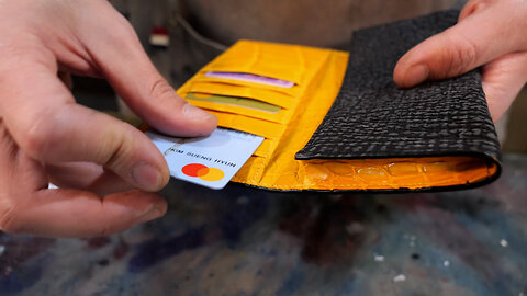 How Nile crocodiles are made into high-end luxury wallets.
